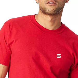 Top Sale su propio logotipo personalizado impreso sólido Primavera Verano alta calidad bajo precio camiseta de hombre - Product Image 2