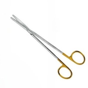 Metzenbaum Tijera TC Recta 14,5 cm Más vendidos Custom Acero Inoxidable Plata Con Oro Quirúrgico TC Tijeras Instrumentos - Product Image 3