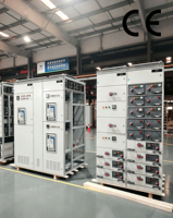 Tableau de distribution extérieur Infraswin conforme CE pour appareillage basse tension, norme IEC 61439, compensation du facteur de puissance MLS-V