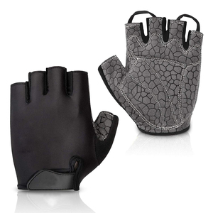 Gants de vélo de route respirants de haute qualité, écologiques, personnalisés, demi-doigts, pour équipe professionnelle, couleurs personnalisées, protection de course - Product Image 6