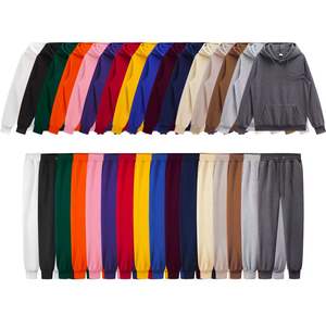 Conjunto de chándales y sudaderas deportivas personalizadas OEM de alta calidad 100% algodón transpirable hombres mujeres y niños logotipo personalizado sublimación en blanco - Product Image 4