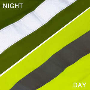 Chemise de sécurité à haute visibilité, coupe athlétique, vêtements de travail réfléchissants, maille respirante, haute visibilité - Product Image 3