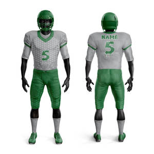 ชุดเครื่องแบบอเมริกันฟุตบอลแขนสั้น100% โพลีเอสเตอร์ระบายอากาศได้ดี - Product Image 3