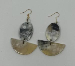 Pendientes de Cuerno de Búfalo para Niñas, Pendientes de Mujer, Joyería de Cuerno, Cuerno Natural para Mujer, Alta Calidad - Product Image 6