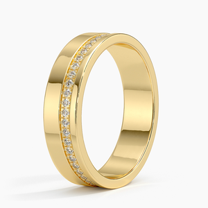 Elegante anillo de oro de 10K para hombre con diamante cultivado en laboratorio certificado IGI para uso diario para fiesta de boda y regalo - Product Image 5