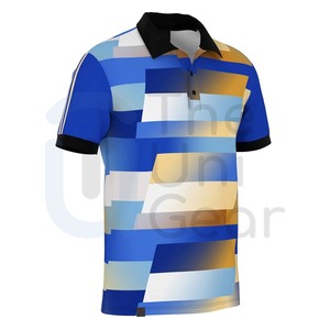 Golf personnalisé pour hommes pour polo-Nouveau design solide motif Streetwear vêtements impression en gros pour Polo T-Shirt - Product Image 1