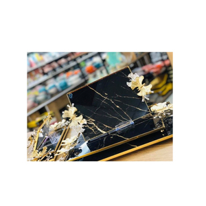 Silver and Gold Dessert Display Food Serving <b>Tray</b> <b>Large</b> Size Table Decorative Dessert <b>Tray</b> in Trending Design - Product Image 5