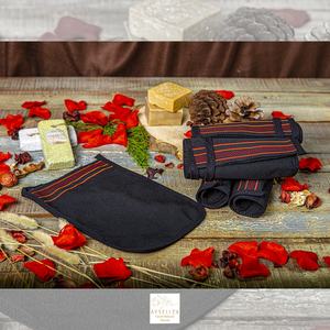 Gants de récurage personnalisés en fibre de bambou pour le corps du spa Gants exfoliants durables pour soins à domicile pour un nettoyage en profondeur de la peau douce - Product Image 4