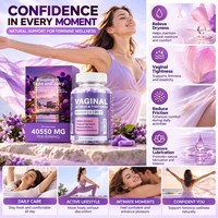 Capsules Manjakani Kacip Fatimah en gros sous marque privée pour le soutien de la fermeté féminine, 60 gélules pour femmes, équilibre du pH, OEM