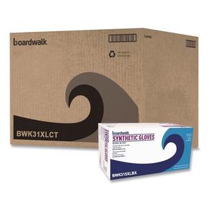 Boardwalk 4 Mil Extra Large Powder-Free Synthetic Vinyl <b>Gloves</b> 9.5 In. Long <b>Cream</b>-100 <b>Gloves</b>/Box 10 Boxes/Carton - Product Image 4