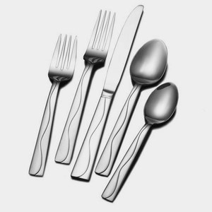 Cubiertos reutilizables con relieve completo para restaurante, juego de cubiertos con mango de forro grueso increíble, cuchillos y cuchara, tenedor - Product Image 3