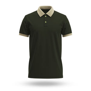 Nouveauté Polo pour homme à col contrasté Manches courtes Design personnalisé Mélange de coton Vêtements de travail Fabricant OEM Fournisseur en gros - Product Image 5