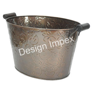 Bac à boisson antique avec poignée grand stockage refroidisseur de vin boissons froides peut refroidisseur Champagne bière refroidisseur de vin grand seau - Product Image 5