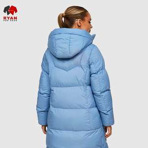 Manteau long en polyester et nylon avec logo personnalisé de haute qualité Ryan Pro Gear Design personnalisé - Product Image 3