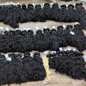 Extensiones de cabello de trama de cabello humano sin procesar al por mayor Paquetes de cabello vietnamita crudo grandes en stock - Product Image 5