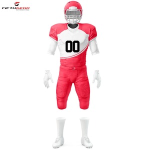 Nouvel arrivage vente en gros d'uniformes de football américain personnalisés brodés pour équipes américaines ensembles de vêtements de sport courts numériques respirants - Product Image 1