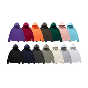 Wholesale Heavyweight Cotton Winter Custom Logo Oversized Plain Blank Hoodies <b>Mens</b> <b>Pullover</b> Unisex Bulk Plus <b>Men's</b> Hoodies - Product Image 1