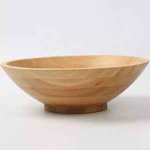 Bol de vaisselle en bois lisse fait à la main de Style différent ou bol de mélange nouveaux Gadgets de cuisine bol de prix compétitif de Restaurant à domicile - Product Image 3