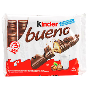 Kinder Bueno บาร์ช็อคโกแลตขนาดเล็กลูกอมครีมเฮเซลนัทขนมกับนัทรูปแบบไข่และลูก - Product Image 2