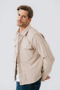 Vestes en jean d'hiver surdimensionnées pour hommes, mode grande taille, veste en jean en coton de haute qualité pour hommes, service OEM, respirante - Product Image 4