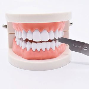 Medidor <span class=keywords><strong>interproximal</strong></span> <span class=keywords><strong>dental</strong></span>, medición de huecos de reducción, sistema IPR de acero inoxidable, instrumento de ortodoncia - Product Image 2