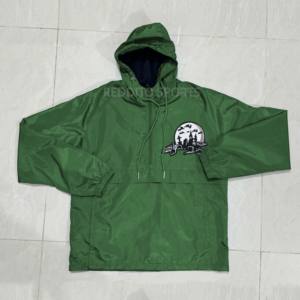 Conjunto de cortavientos de nailon transpirable para correr y ciclismo de marca para hombre, chándales estampados de talla grande con logotipo personalizado, conjuntos de calidad fina para niños - Product Image 1