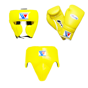 Ensemble de boxe gagnant personnalisable pour les arts martiaux et l'entraînement physique avec poignets et poignées lacés - Product Image 1