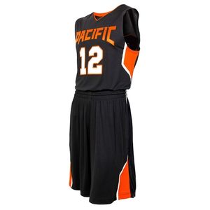 Ensemble de maillots de basket-ball personnalisés, hauts de mode, vente en gros, logo imprimé numérique vierge, 100% polyester, séchage rapide, sans manches, pour hommes - Product Image 1