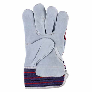 Gants de gréeur de qualité supérieure Double paume en cuir Design Double couche Gants de gréeur de paume pour le travail de machines lourdes Poignée forte - Product Image 5