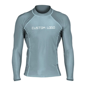 Meilleures ventes - Rashguard unisexe MMA à manches longues, logo personnalisé, éco-responsable, spandex/polyester, séchage rapide, respirant, fitness BRODA - Product Image 1