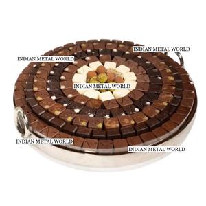 Cuenco de chocolate plateado de la mejor calidad, diseño elegante, cuenco decorativo para servir postres dulces - Product Image 3