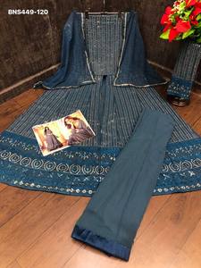 Proveedor de Trajes Salwar de Georgette Sintética con Bordado y Lentejuelas de Alta Demanda, Fabricante de Moda Femenina de Surat - Product Image 5