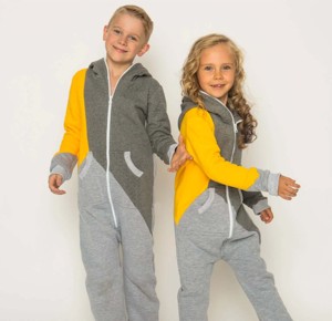 Cosy Kids Onesie Zipper Fleece-Chaud et élégant-Idéal pour les vêtements de nuit et se prélasser à la maison - Product Image 4