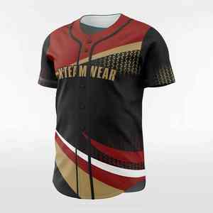 Maillot confortable de baseball et de softball pour hommes taille personnalisée respirant en polyester fabriqué au Pakistan avec motif vierge disponible vêtements de sport - Product Image 4