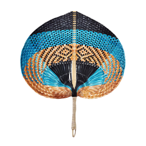 Ventilador de mano bohemio para pared, accesorio Natural de algas marinas con mango, surtido para decoración del hogar, el más vendido - Product Image 3