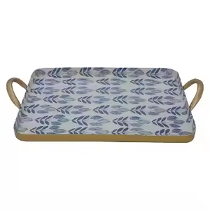 Venta al por mayor de lujo de madera bandeja para servir con asas de la mejor calidad por decor IMPEX - Product Image 4