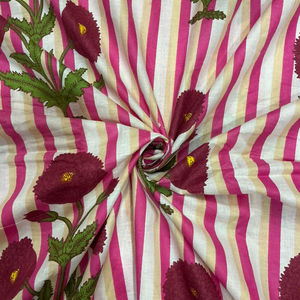 Tissu imprimé en coton cambric pur, écologique et bio, de style indien et pakistanais, idéal pour sacs, rideaux et artisanat pour garçons - Nouvelle collection, vente chaude - Product Image 1