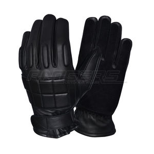 Nouvelle arrivée de gants tactiques en cuir Offre Spéciale doigt complet de haute qualité rembourré jointures gants tactiques en gros - Product Image 2