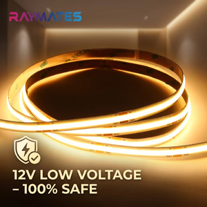 Tira de Luz <span class=keywords><strong>LED</strong></span> COB Flexible de 12 V CC, 10 W, Longitud de Rollo Personalizable, para Iluminación Interior de Gabinetes Domésticos y Comerciales - Product Image 3