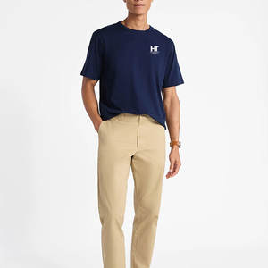 T-shirt pour homme de qualité supérieure 100% coton Couleur personnalisée Écologique Respirant T-shirt décontracté pour adulte - Product Image 4