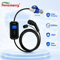 Chargeur EV portable 7kW 32A Type 2 230Vac CE TUV RoHS IP67 pour fabricant OEM ODM, vente en gros et distributeur européen