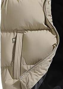 Chaleco acolchado sin mangas 2025 para hombre, ropa de abrigo alternativa resistente al agua, capucha con cremallera, ligero, servicio OEM disponible - Product Image 4