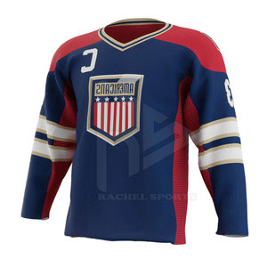 Último diseño juvenil color sólido jersey de hockey sobre hielo mejor precio al por mayor desgaste de hockey sobre hielo - Product Image 5
