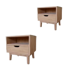 CHEVET 1 TIROIR BOIS DE TECK MASSIF FABRIQUÉ EN INDONÉSIE - Product Image 4