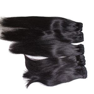 Nos mèches de cheveux humains lisses et raides de qualité supérieure - texture douce, qualité durable et brillance - parfaites pour obtenir un look naturel - Product Image 2