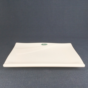 Biểu Tượng Tùy Chỉnh Melamine Phục Vụ Platters Thân Thiện Với Môi Hình Chữ Nhật Trắng Nhựa Nhà Hàng Bộ Đồ Ăn Tấm Cho Thực Phẩm Phục Vụ - Product Image 6