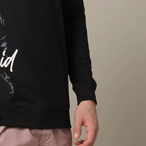 เสื้อฮู้ดดี้แฟชั่นทรงโอเวอร์ไซส์ สีพื้น หนัก 350GSM ผ้าคอตตอนพรีเมียมสำหรับฤดูใบไม้ร่วง ดีไซน์เรียบง่าย ทรงปกติ ตัดเย็บอย่างดี - Product Image 3