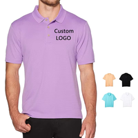 Vente en gros prix d'usine polos pour hommes de haute qualité 100% coton Design personnalisé imprimé doux respirant court brodé