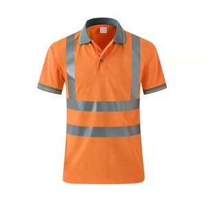 Polo de Seguridad de Alta Calidad, 100% Poliéster, Alta Visibilidad, Impermeable, Antibacteriano, Secado Rápido, Transpirable, Ligero y Lavable - Product Image 2