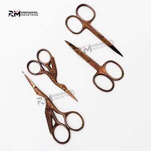 RMI <b>Mini</b> Nail Manicure Saloon Scissor Straight Stainless Steel Beauty Scissors Sharp Tip Nail Art Right-Handed Cuticle Nail - Product Image 3